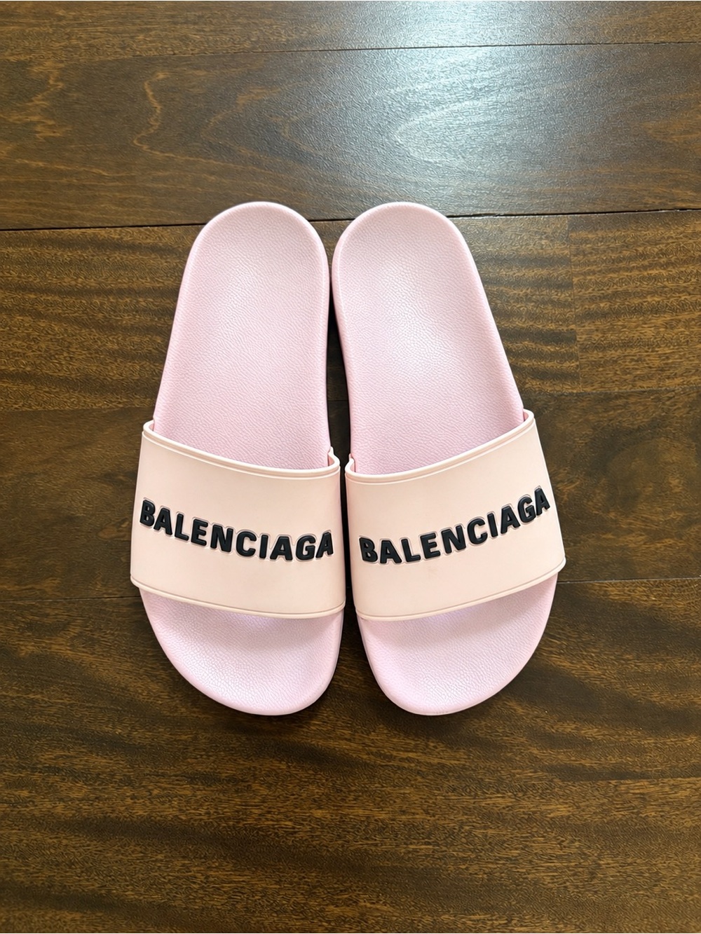Balenciaga Light Pink Slide Sandals